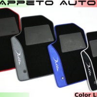 Il Tappeto Auto LADELCLIN 2008> tappeti auto 4 colori a scelta 2 ricami 4clip di fissaggio color line