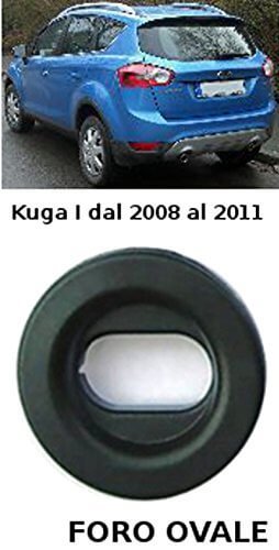 Il Tappeto Auto , SPRINT01311 , Tappetini Moquette Nera Antiscivolo , Bordo Bicolore , Salvatacco Rinforzato In Gomma , Kuga I dal 2008 al 2011.