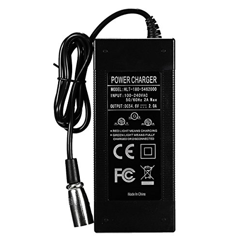 ILS - 54.6V 2A Charger For 48V NCM Lithium Li-ion Battery Pack Of Ebike Wheelchair