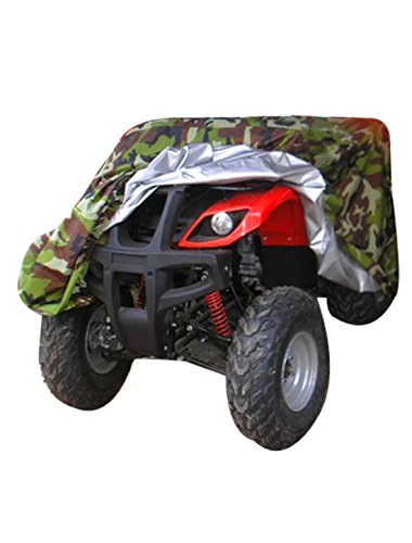 Impermeabile Intemperie Resistente Quad moto ATV Custodia Army Verde 210cm Lungo