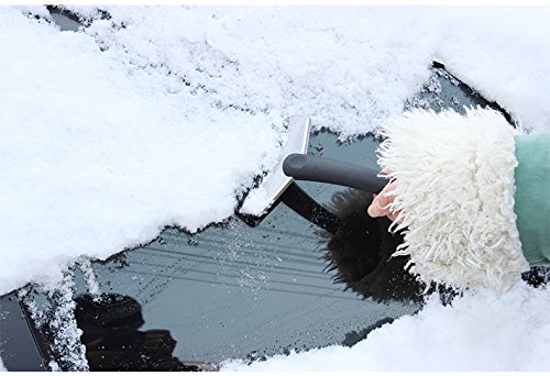 In acciaio INOX di emergenza Didemizhhlaixing 24,9 x 16 cm auto pulizia rimozione della neve ghiaccio pala strumento auto inverno di