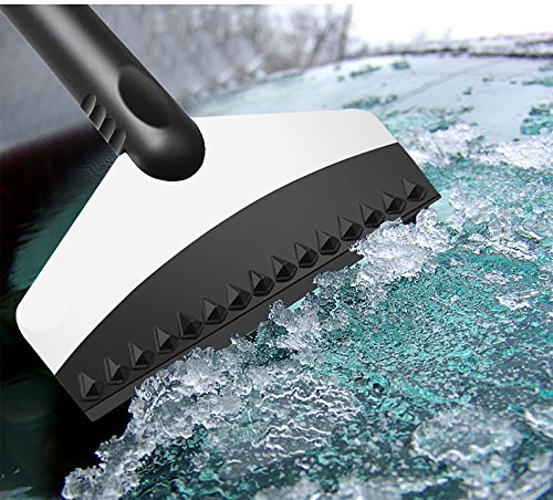 In acciaio INOX di emergenza Didemizhhlaixing 24,9 x 16 cm auto pulizia rimozione della neve ghiaccio pala strumento auto inverno di