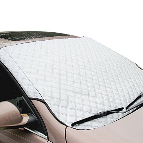 In Cotone di Alluminio Ispessito Auto Parabrezza Paravento Protezione Ghiaccio Gelo Protezione Auto Parabrezza Ombrellone 100 x 147cm