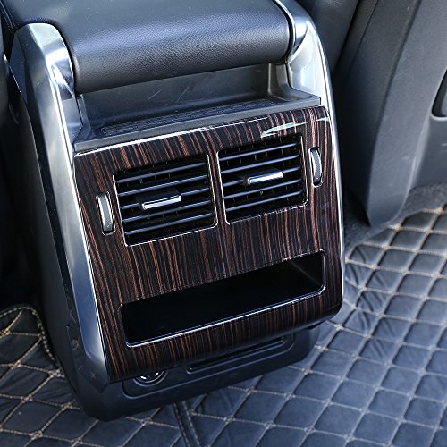 In legno di frassino rosso stile per Rangerover sport RR sport 2014 – 2018 ABS plastica telaio posteriore climatizzatore Vent cover Trim auto di