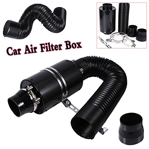 Intake Air Filter scatola filtro aria Rubber Intake Flow pantaloni Pipe aria fredda Filtro Serie 3 "Box,universale