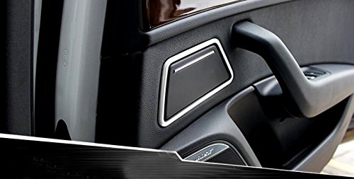 Interno in acciaio INOX accessori porta posteriore posacenere Frame cover Trim pezzi per auto di