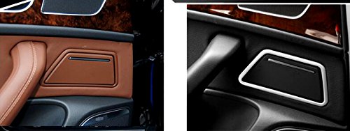 Interno in acciaio INOX accessori porta posteriore posacenere Frame cover Trim pezzi per auto di