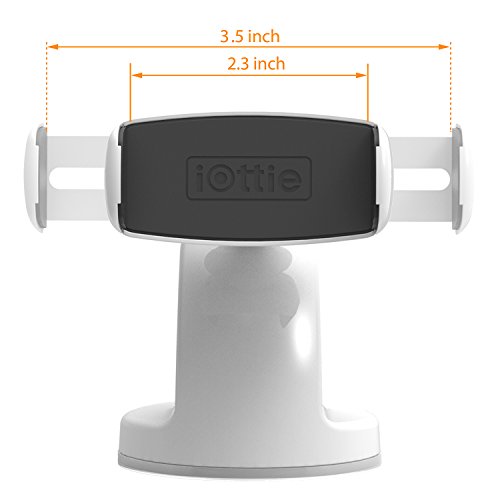 iOttie Easy View 2 Supporto da Auto e da Tavolo per Cellulare iPhone 6 Plus, 6, 5, 5S, 5C, 4S e Smartphone Accessorio per Auto, Bianco