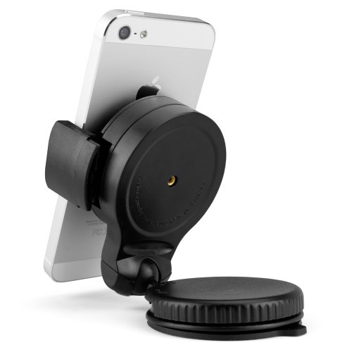iPhone 5 C supporto e supporto, ® [Boxwave Tinymount] aspirazione montato supporto auto con morsetto regolabile per Apple iPhone 5 C