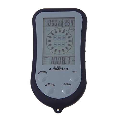 IPX 4 Impermeabile LCD Digital Mini portatile Bussola Altimetro Barometro per la pesca all