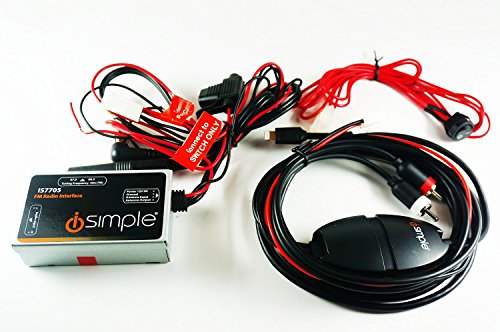 Isimple Universal car kit con riproduzione audio e di ricarica per dispositivi Apple con connettore Lightning – imballaggio apertura facile – nero