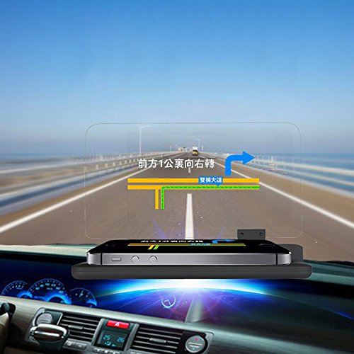 Itimo proiettore per parabrezza auto HUD Head Up display 15,2 cm mobile phone Holder for iPhone Samsung GPS car-styling auto guida di sicurezza