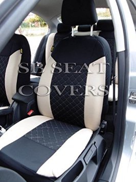 Jaguar X-type / S Type / XJS Sedile Auto Coperture Beige Punto Di Diamante Set Completo SBCSC210