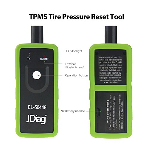 JDiag 50448 Strumento di reset pneumatici EL50448 TPMS Sensore di pressione pneumatici Novità per GM OPEL TPMS Activation Tool
