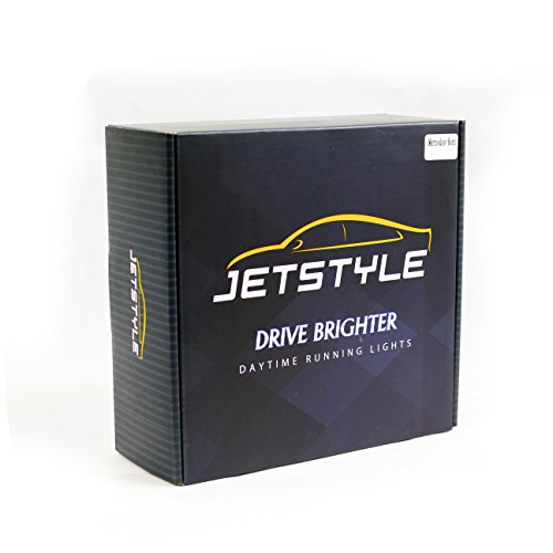 JetStyle Emblema LED 2011-2015, Marchio per Auto Griglia Anteriore Automobile, Logo ad Illuminazione Automatica, Anelli Risplendenti, Faretto Anteriore Luci Diurne DRL - Guida con Più Luce
