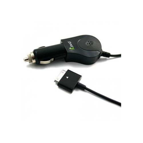 Jivo Technology JI-1201 Auto Black mobile device charger - Mobile Device Chargers (Auto, Mobile phone, iPhone, iPod, Black, 12 - 24)