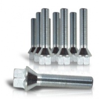 JOM 770002 Wheel bolts, cone seat, M12x1,5 35mm (10 pieces)