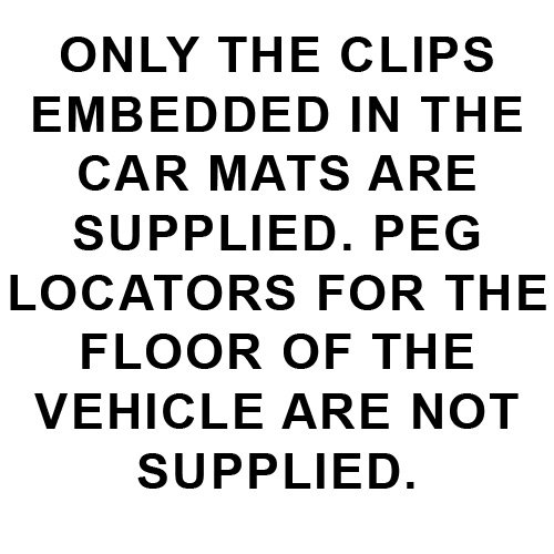 JVL  Land Cruiser 2010Â Onward completamente Tappetini auto su misura con 2Â Clip, colore: nero, 4Â pezzi