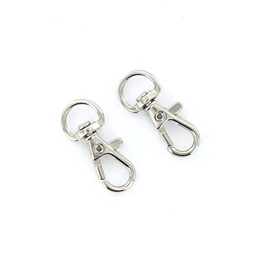kanggest 10pcs catena di chiave metallo semplice auto portachiavi gancio clip per decorazione auto/porta/Telefono/borsa