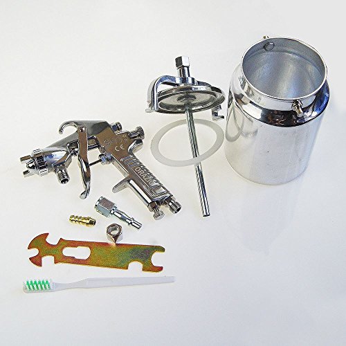 Katsu 221250 spruzzatore a pistola a spruzzo aspirazione aria vernice auto camion pittura Tool kit con 1000 CC Cup