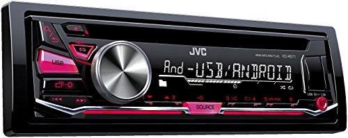 KD-R571 JVC Sintolettore CD, Mp3, USB, Colorazione Variabile, Nero/Antracite