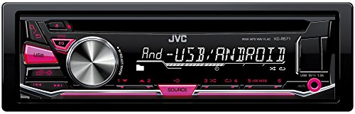 KD-R571 JVC Sintolettore CD, Mp3, USB, Colorazione Variabile, Nero/Antracite