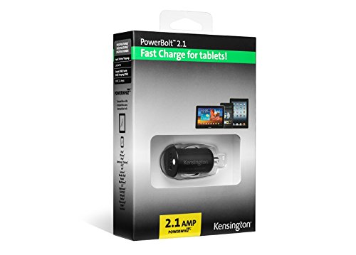 Kensington Powerbolt 2.1 Fast Charge Caricabatteria per Tablet/PDA/eBook Readers