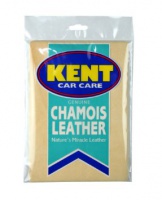 Kent Car Care - Panno in vera pelle di camoscio, 0,3 mq, in sacchetto di plastica