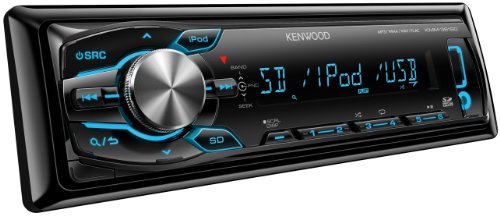 Kenwood KMM-361SD Sintolettore Digitale con Slot SD Card, Nero