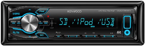 Kenwood KMM-361SD Sintolettore Digitale con Slot SD Card, Nero