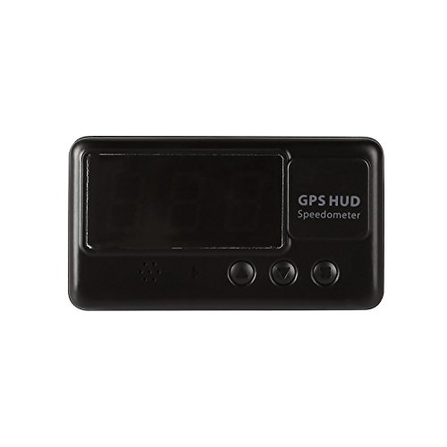 Kingneed C60 Digital Auto HUD GPS, Tachimetro con allarme di velocità, Nero