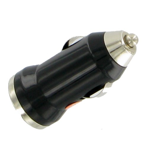 Kit - Adattatore compatto per auto accendisigari  / porta USB, compatibile con Smartphone e lettori MP3, colore: Nero
