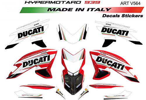 Kit adesivi per Ducati Hypermotard 939 design tricolore