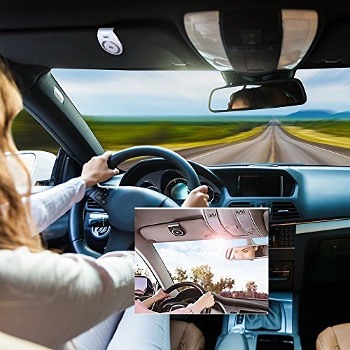 Kit Bluetooth per auto vivavoce, Bluetooth 4.1 Hands-free Motion Auto-on kit auto stereo altoparlante di musica senza fili parasole lettore ricevitore audio adattatore microfono integrato e caricabatterie da auto, Connect 2 Phone Fdg