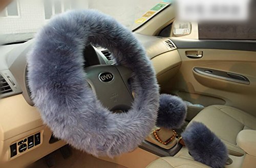 Kit caldo coprivolante invernale per auto in pelliccia