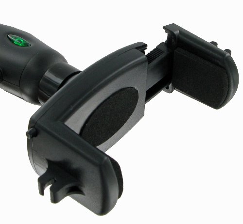 Kit - Caricabatterie per auto e cavo di alimentazione per Sony Ericsson Xperia Ray, con supporto, colore: Nero