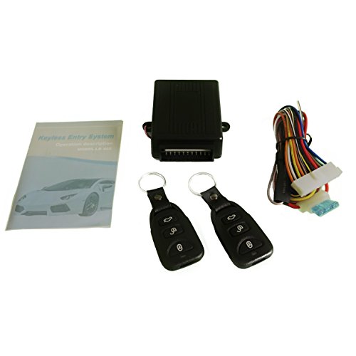 Kit di chiusura centralizzata universale per auto 2 telecomandi controllo remoto senza chiavi