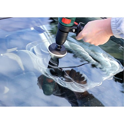 Kit di lucidatura per parabrezza da auto, rimuove riparazione tergicristallo danni, superficie dai segni, acqua, macchie, 7,62 cm (3") 75 mm (componenti)