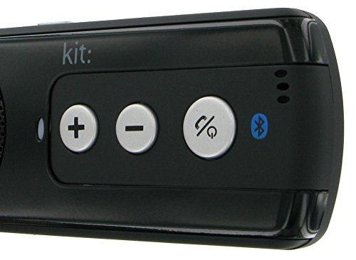 Kit Easy Talk per Specchietto Retrovisore con Bluetooth per Mani Libere, Nero