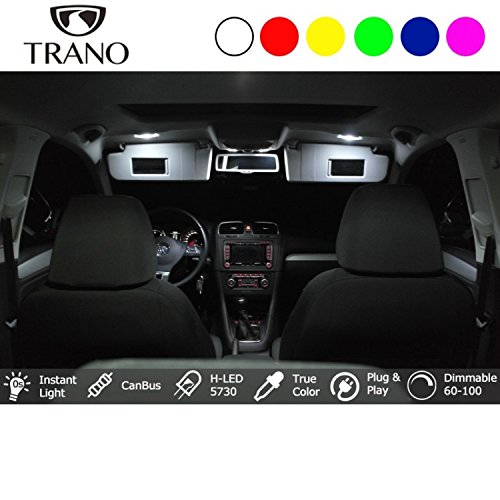 Kit illuminazione interna a LED per il vostro auto – SMD Canbus Plug and Play – Luce pacchetto disponibile in colori blu bianco rosso verde giallo rosa