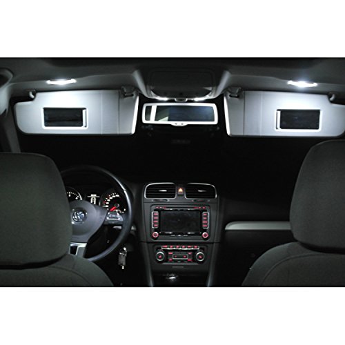 Kit illuminazione interna a LED per il vostro auto – SMD Canbus Plug and Play – Luce pacchetto disponibile in colori blu bianco rosso verde giallo rosa