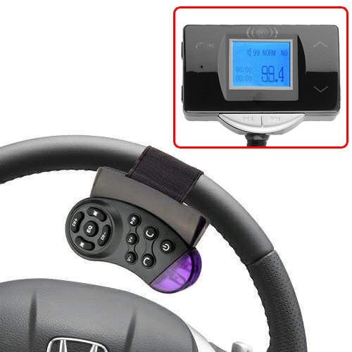 Kit vivavoce per auto con connettività Bluetooth, con radiotrasmettitore FM, lettore MP3, comandi al volante e porte USB, SD e MMC, di alta qualità