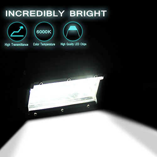 KKmoon 1Pcs 36W Faro da Lavoro a LED 4 Pollici Work Lamp Fendinebbia Illuminazione Stradale