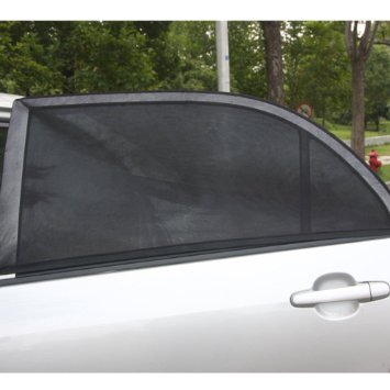 KKMOON 2PCS Car Window Shades Adjustable Sole UV Protection Shield copertura della maglia Visor Ombrelloni