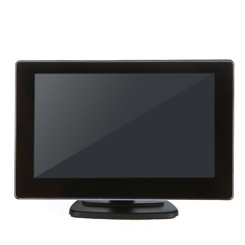 KKmoon 4.3 "a colori TFT LCD Car Rearview Monitor auto Monitor per DVD Camera VCR Super Slim Con 2 porta di ingresso video