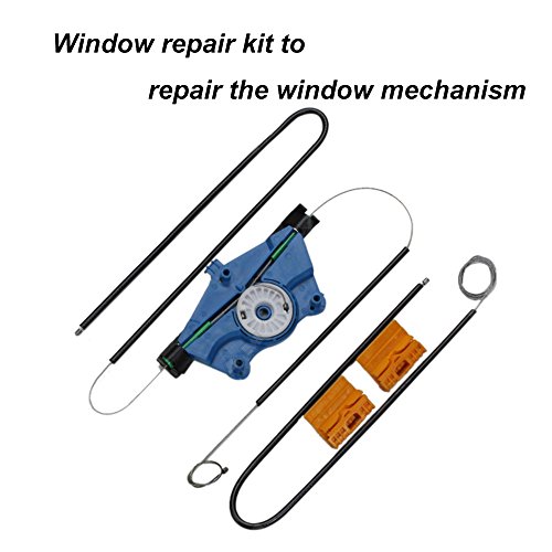 Kkmoon anteriore destro finestra regolatore riparazione roller cavo kit