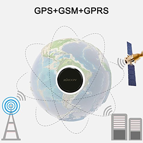 KKmoon Mini Portatile GPS Tracker Tempo Reale per Auto Motociclo Veicolo GSM GPRS Dispositivo di Tracciamento 2G