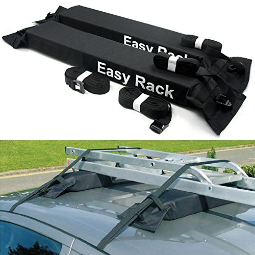 Kkmoon portapacchi universale borsa morbida auto portapacchi Rooftop – carico 60 kg bagaglio – Easy Fit portapacchi e
