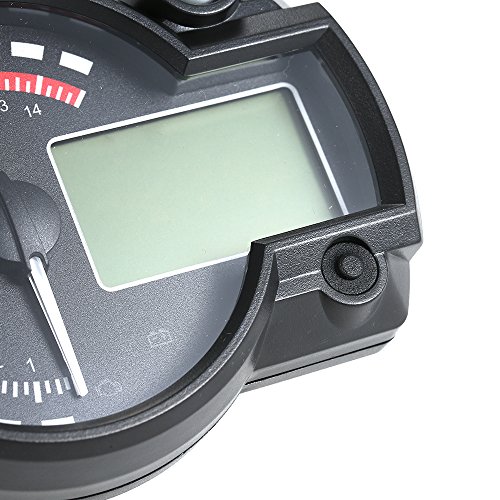 KKmoon Universale Tachimetro del Moto LCD Digitale Meter Indicatore di Velocità del Motociclo