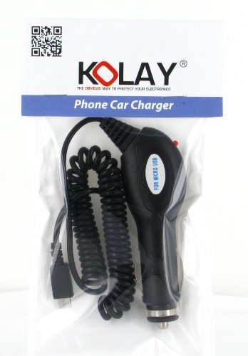 Kolay - Caricabatterie da auto per Sony Xperia Z1 Mini, nero
